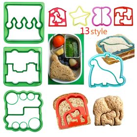 DIY Sandwich Toast Cookies Mold Cake Bread Biscuit Cutter Mould Decorating Tool (size: A)